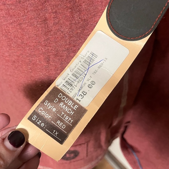 NWT Double D Ranch Embroidered Moose Elk Floral Beaded Long Sleeve Top — Size 1X - Picture 13 of 15